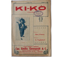 Ki - Kò - Spartito Musicale da collezione 1925