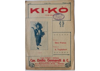 Ki - Kò - Spartito Musicale da collezione 1925