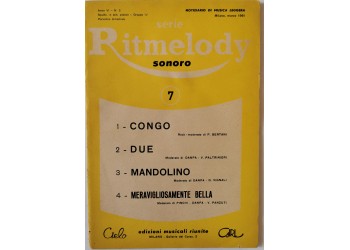Serie Ritmelody (sonoro) - Spartito Musicale da collezione,  Anno: 1961