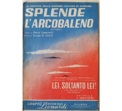 Splende l'arcobaleno, Spartito Musicale - 