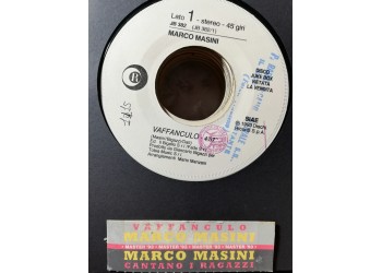 Marco Masini – Vaffanculo - Cantano I Ragazzi – 45 RPM   Jukebox
