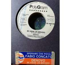 Fabio Concato / Denovo – Speriamo Che Piova / Mi Viene Un Brivido – 45 RPM   Jukebox