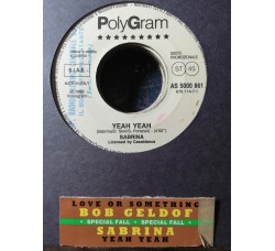 Sabrina / Bob Geldof – Yeah Yeah / Love Or Something – 45 RPM   Jukebox