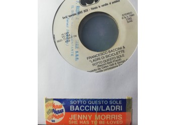 Francesco Baccini & Ladri Di Biciclette / Jenny Morris – Sotto Questo Sole / She Has To Be Loved – 45 RPM  Jukebox