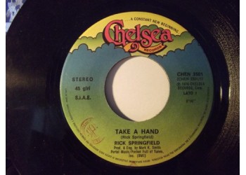 Rick Springfield – Take A Hand – 45 RPM 