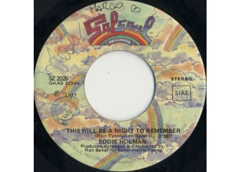 Eddie Holman – This Will Be A Night To Remember – 45 RPM 