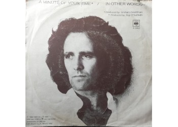 Gilbert O'Sullivan – A Minute Of Your Time – 45 RPM 