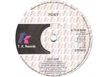 Foxy – Get Off – 45 RPM