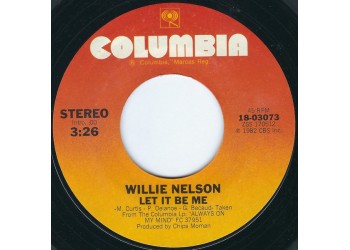 Willie Nelson – Let It Be Me / Permanently Lonely – 45 RPM