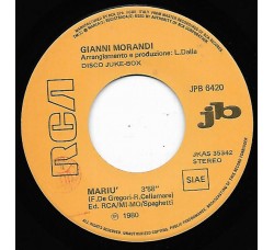 Gianni Morandi / Aldo Donati – Mariù / Canterò Canterò Canterò – jukebox