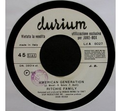 Ritchie Family* / Plastic Bertrand – American Generation / Supercool – Jukebox