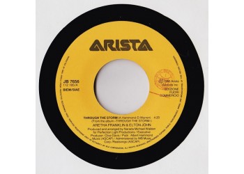 Aretha Franklin & Elton John / Paola Turci – Through The Storm / Siamo Gli Eroi – 45 RPM