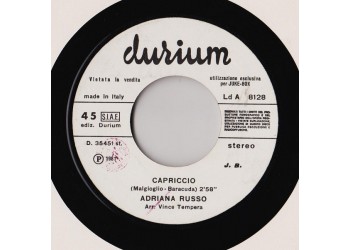Adriana Russo / Ringo Starr – Capriccio / Wrack My Brain – 45 RPM - Jukebox