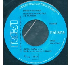 Enrico Riccardi – Hawai Hawai / Giro Di Blues – 45 RPM - Jukebox