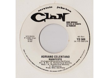Adriano Celentano – L'Orologio – 45 RPM - Jukebox