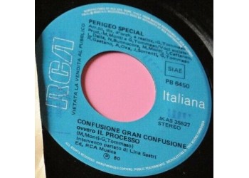 Perigeo Special* – Bella La Città – 45 RPM - Jukebox