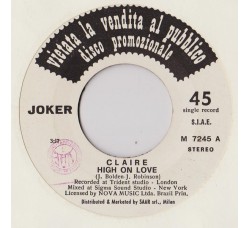 Claire* / Mia Patterson And Rony's Band – High On Love / Doctor Bop – 45 RPM - Jukebox