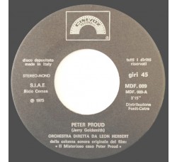 Orchestra Leon Herbert – Il Misterioso Caso Peter Proud – 45 RPM