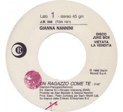 Gianna Nannini / U 2* – Un Ragazzo Come Te / Desire – 45 RPM, Jukebox