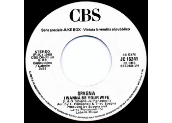 Spagna* / Alessandro Bono – I Wanna Be Your Wife / Gesù Cristo - Jukebox