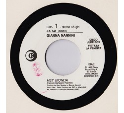 Gianna Nannini / Gianluigi Di Franco – Hey Bionda / Scirocco - Jukebox