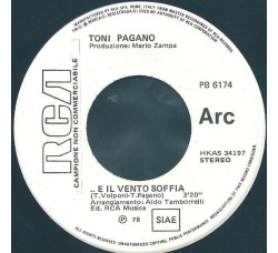 Toni Pagano – Ma Liliana Dove Sta? – 45 RPM