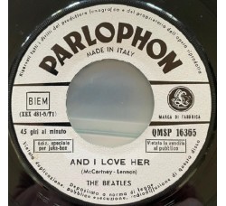 The Beatles – And I Love Her / If I Fell – 45 RPM   Juke Box