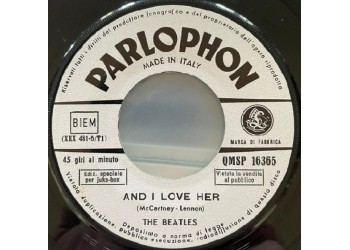 The Beatles – And I Love Her / If I Fell – 45 RPM   Juke Box