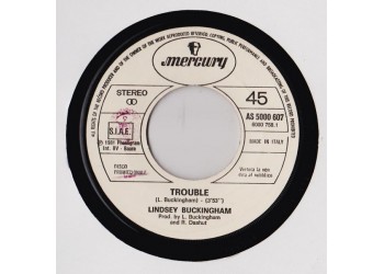 Lindsey Buckingham / Bee Gees – Trouble / Living Eyes – 45 RPM   Juke Box