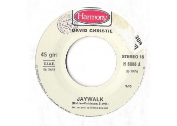 David Christie – Jaywalk – 45 RPM   