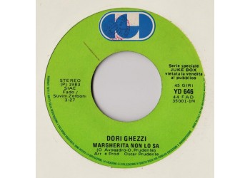 Dori Ghezzi / Toquinho – Margherita Non Lo Sa / Acquarello – 45 RPM   Jukebox