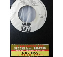 Stefano Secchi Featuring Taleesa / CO.RO. Special Guest Taleesa – A Brighter Day / 4 Your Love – 45 RPM - Jukebox