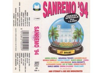 Various – Sanremo '94 –  (cassetta, compilation) 