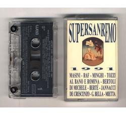 Various – Supersanremo 1991 –  (cassetta, compilation) 
