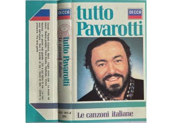 Luciano Pavarotti – Tutto Pavarotti - Le Canzoni Italiane –  (cassetta, compilation) 