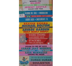 Etichette Stickers vintage usati per JukeBox (conf. 6 pezzi)cod.032