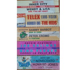 Etichette Stickers vintage usati per JukeBox (conf. 5 pezzi) cod.029