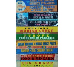 Etichette Stickers vintage usati per JukeBox (conf. 5 pezzi) cod.024
