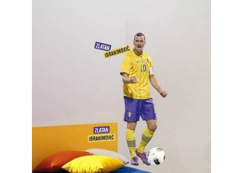 Zlatan Ibrahimovic - Poster Stickers removibile 130 cm