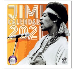 JIMI HENDRIX Calendario Licenza Ufficiale da collezione 2021  - Contiene POSTER 