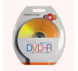 MEMOREX DVD-R  16X 4,7 120 mm - DVD-R Vergini  