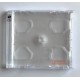 MUSIC MAT - Custodia MACCHINABILE per CD - Case 10,4mm, vassoio Clear (DUE) 2 alloggi