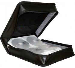 MEDIARANGE Borsa  Valigia pelle sintetica - contiene 200 CD/DVD 