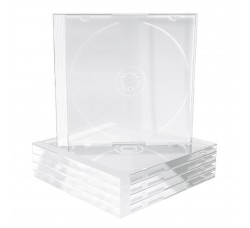 MUSIC MAT - Custodia MACCHINABILE per CD/DVD vassoio CLEAR (UNO) 1 alloggio