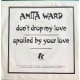 Anita Ward ‎– Don't Drop My Love – Prime edizione 1979 