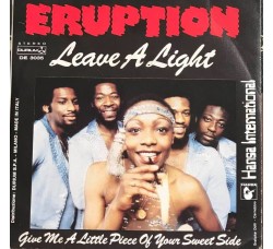 Eruption  ‎– Leave A Light Vinyl, 7", 45 RPM Uscita: 1978