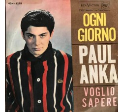 Paul Anka ‎– Ogni Giorno– Prima stampa 1963