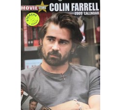 COLIN FARRELL - Calendario  2009 - Contiene 12 STICKERS 