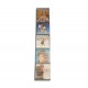 MusicMat 60065 - Espositore raccoglitore da parete trasparente in CPP per 5  dischi 45 Giri 
