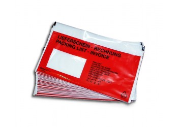 TEC - Buste adesive porta documenti (Qtà.50 Buste)